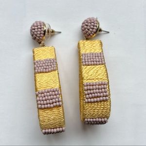 Target Purple Beaded Statement Earrings